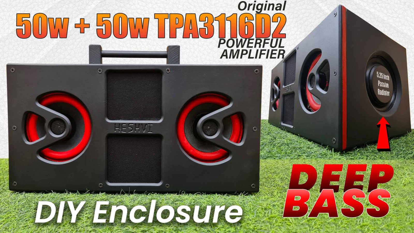 How to make best Wireless bluetooth speaker | TPA3116D2 Amplifier | LG XBoom Woofer | Passive Radiator
