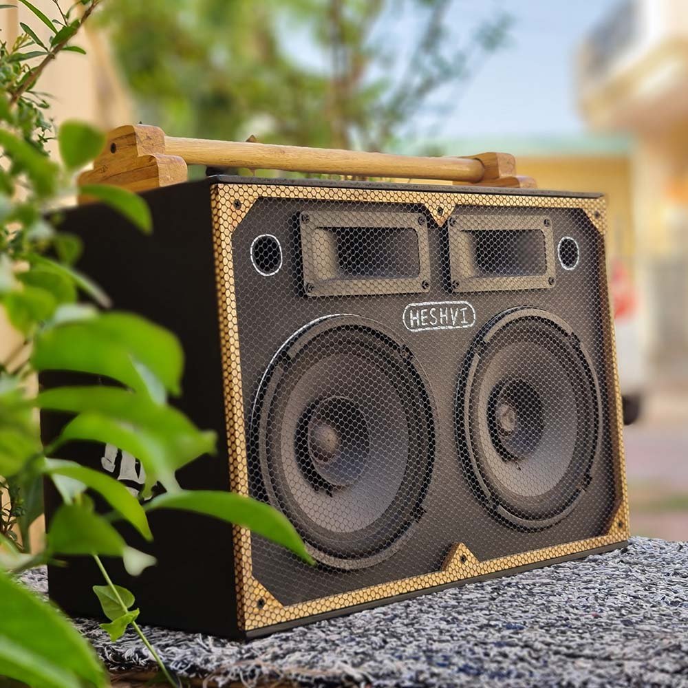 03 Portable Party box diy speaker 8 inch Woofer Bluetooth